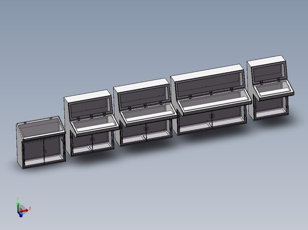 琴式操作台斜面控制柜5种