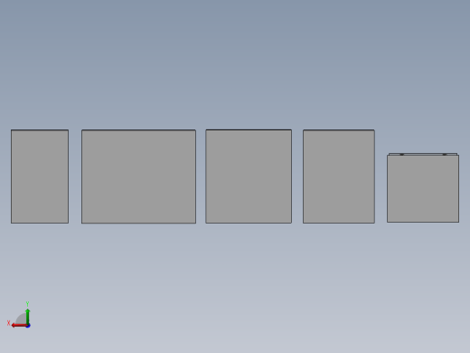 琴式操作台斜面控制柜5种后视缩略图