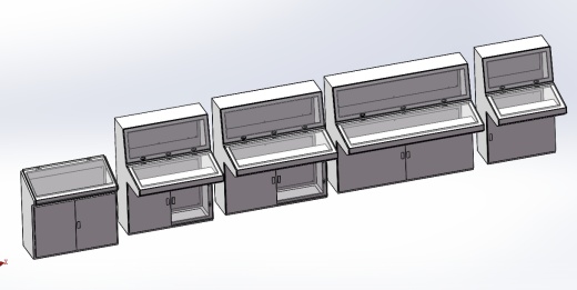 琴式操作台斜面控制柜5种缩略图