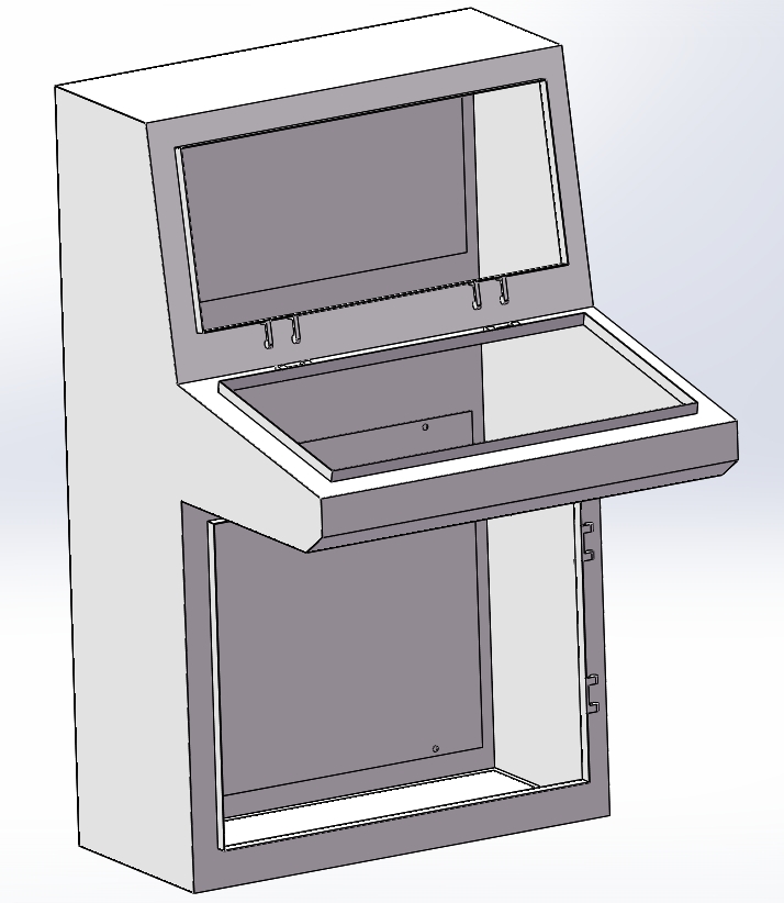 琴式操作台斜面控制柜5种
