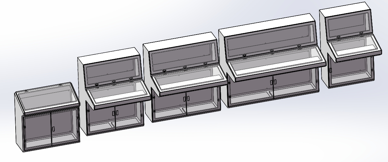 琴式操作台斜面控制柜5种