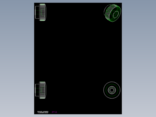 把手(凸紋)B.193FP-2D多系列多零件图纸模型