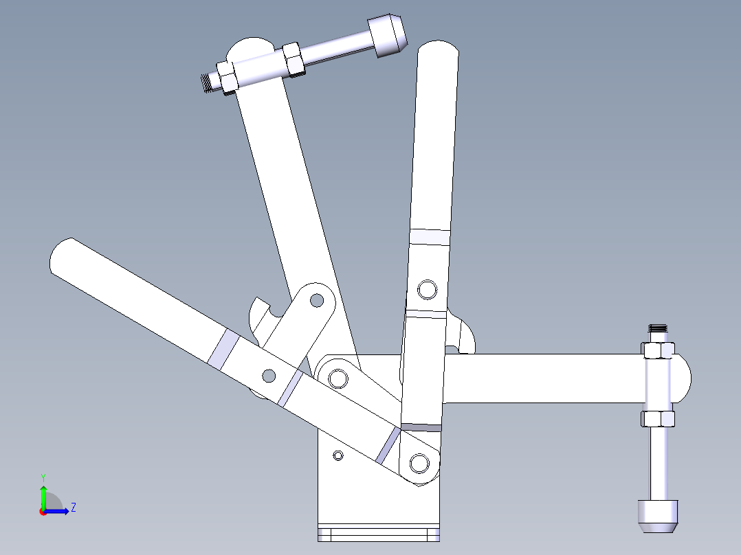 德克斯TUNKERS气缸数模T2-67S左视图