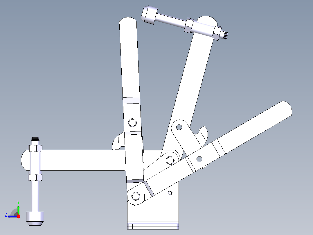 德克斯TUNKERS气缸数模T2-67S右视图