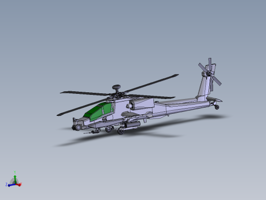 直升飞机和战斗机