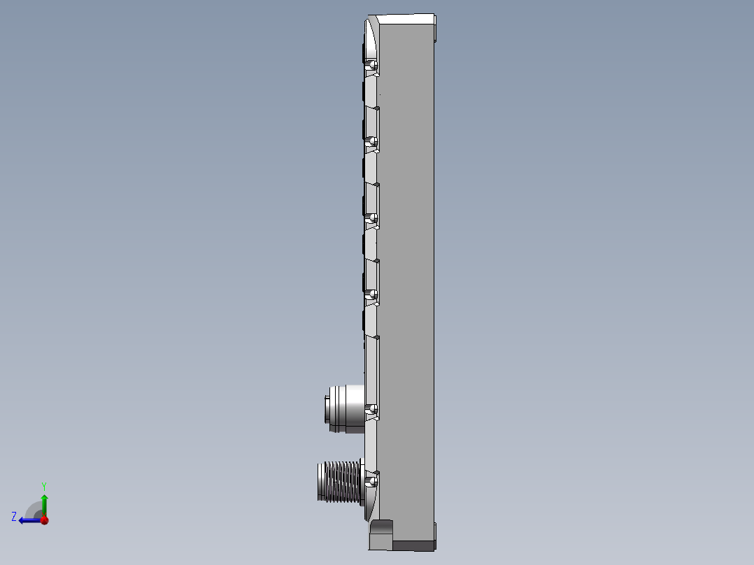 ELCO-SPDB-0800D-011副分线盒右视图
