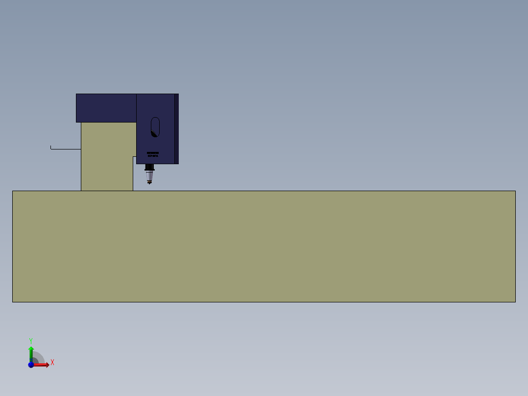 三菱激光切割机床前视图