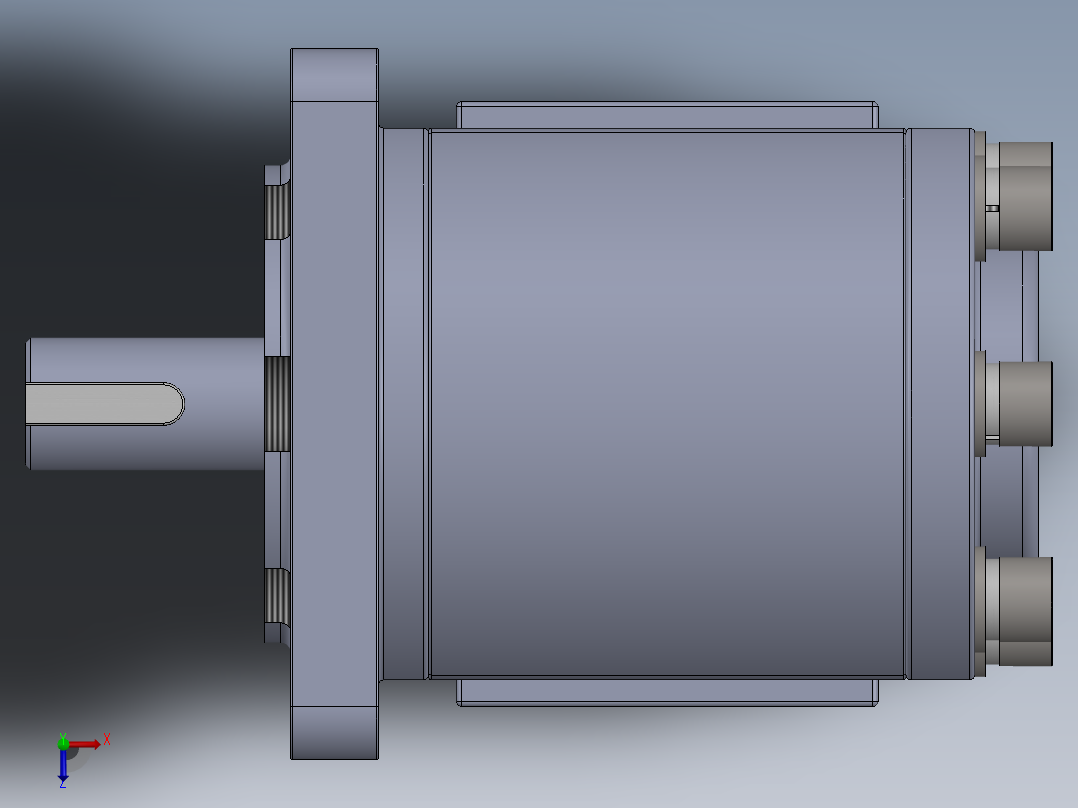 CBN-532系列齿轮泵[CBN-F520-BFPL]俯视图