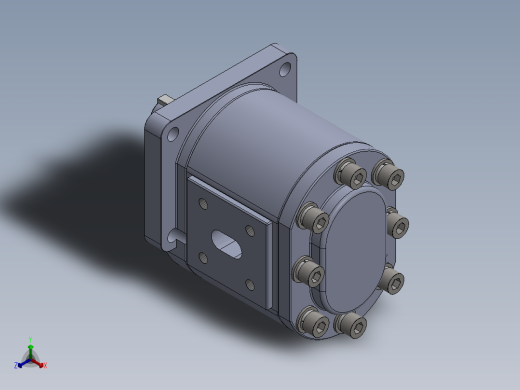 CBN-532系列齿轮泵[CBN-F520-BFPL]正等轴测缩略图