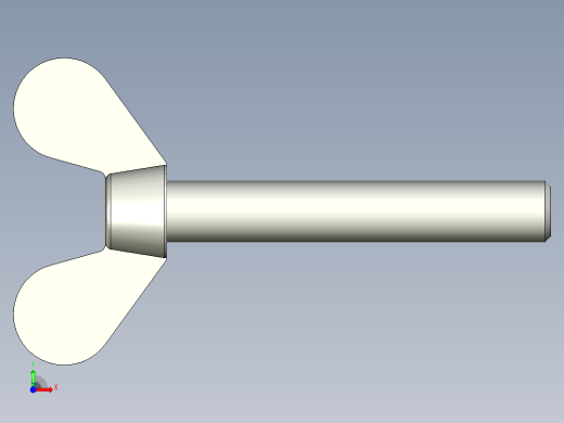 带耳螺钉-DIN_316_Wing_screws_8x1.25x50-46-12.5_39_2.8_20_8.stp前视缩略图