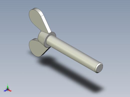 带耳螺钉-DIN_316_Wing_screws_8x1.25x50-46-12.5_39_2.8_20_8.stp正等轴测缩略图