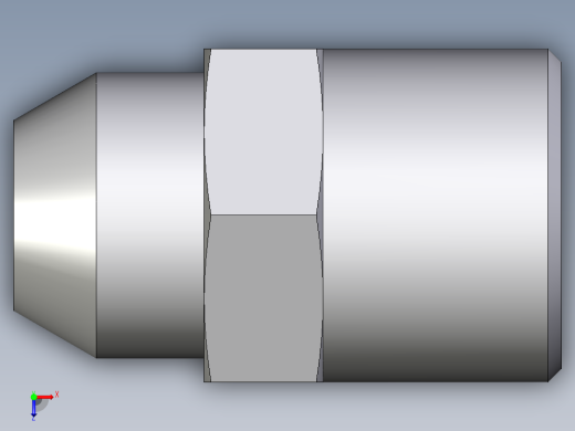 卡套式工业通用硬管接头EO_Weld_connector_AS08L71X俯视缩略图