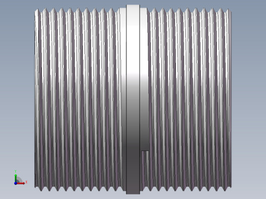 对丝-圆边等径 DN40前视缩略图