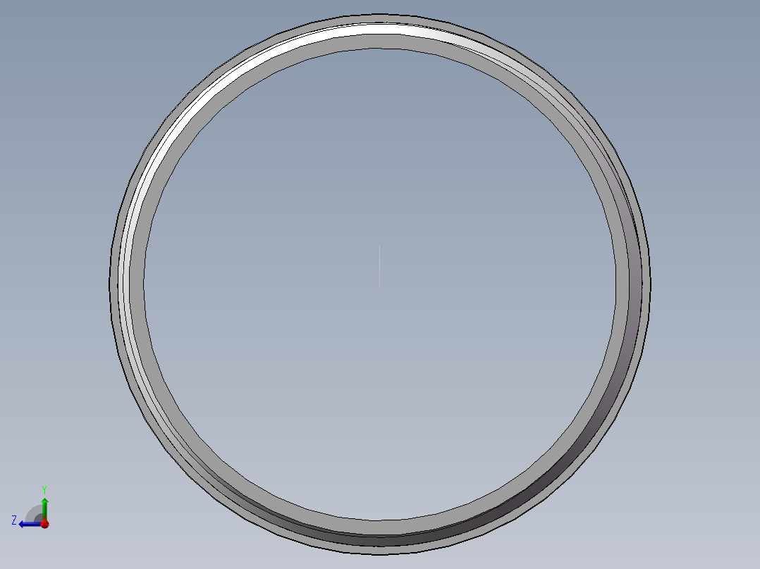 对丝-圆边等径 DN40右视图