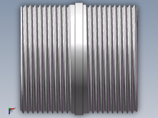 对丝-圆边等径 DN40俯视缩略图