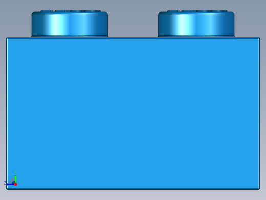 乐高套装 4421基本积木-300123 Bright Blue Brick 2 x 4.STEP右视缩略图