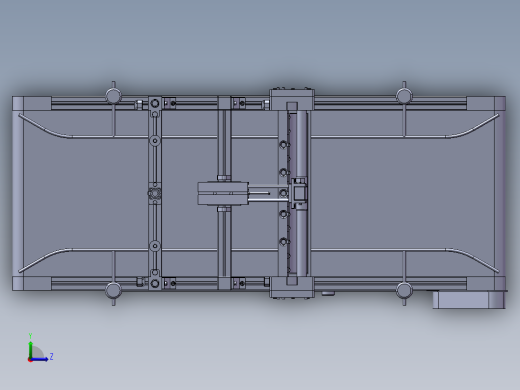 基于PLC控制的盘穴育苗机设计育苗机左视缩略图