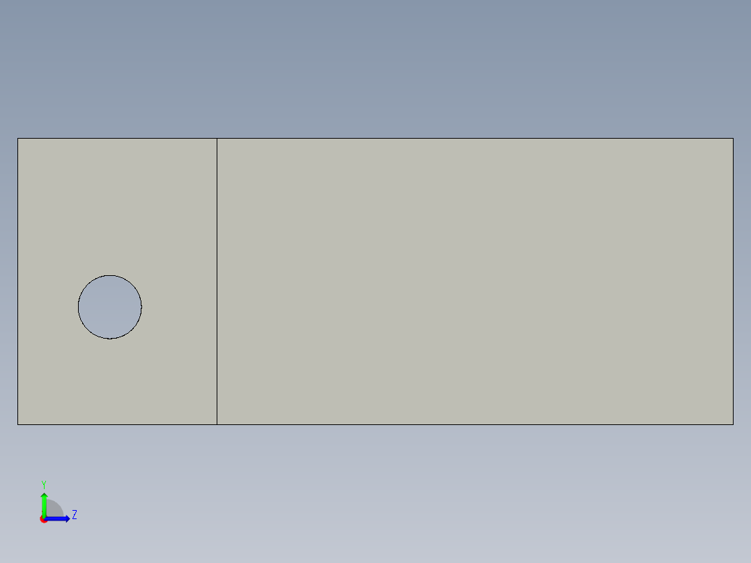 固定塊TB-3D多系列多零件图纸模型左视图