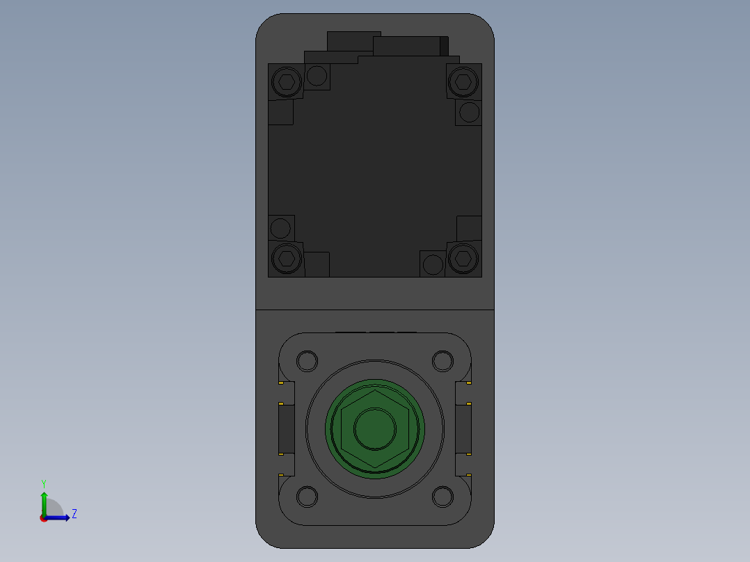 电动缸MES40-P-400W左视图