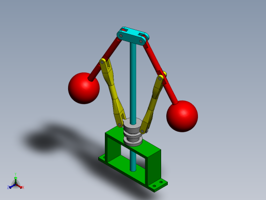 离心式调速器设计三维模型1334907===vip
