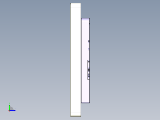 CS19-C-CNC2-SheBian-180727笔记本CNC工装夹具三维模型左视缩略图