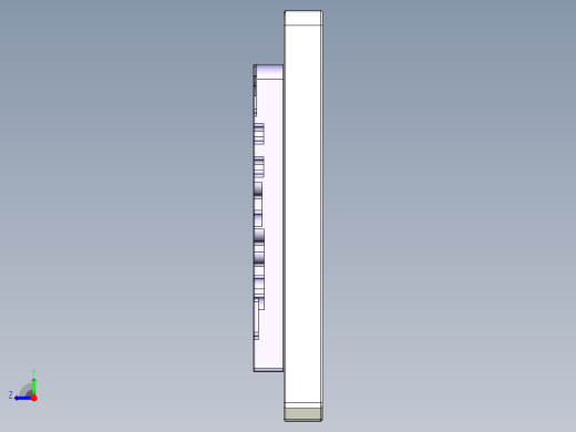 CS19-C-CNC2-SheBian-180727笔记本CNC工装夹具三维模型右视缩略图