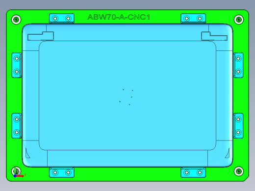 ABW70-A-笔记本CNC工装夹具三维模型CNC1-1203前视缩略图