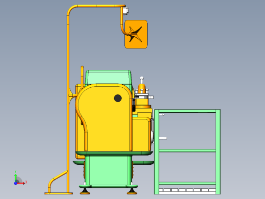 Lathe Machine 1K62车床数模sw20可编辑前视缩略图