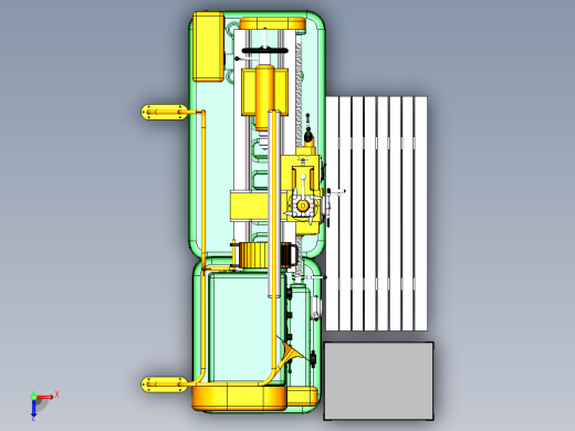 Lathe Machine 1K62车床数模sw20可编辑俯视缩略图