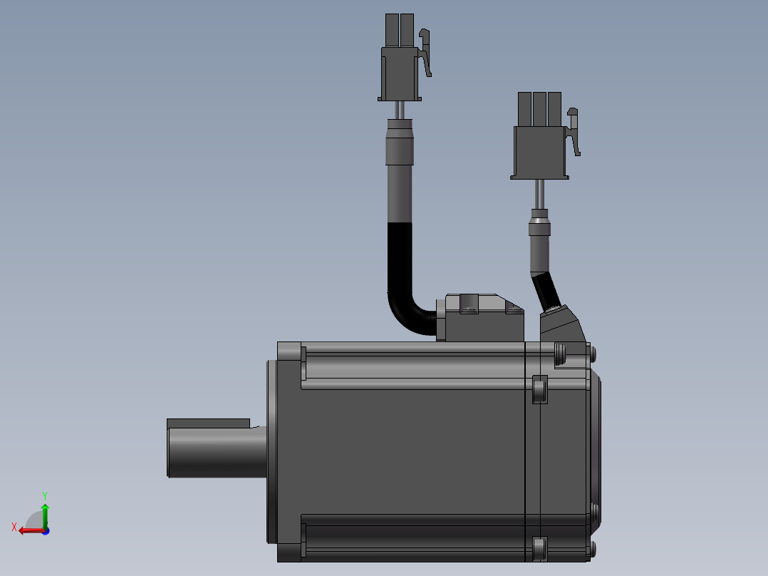 下身衣架退码珠机右（sw18可编辑+工程图+bom）后视图