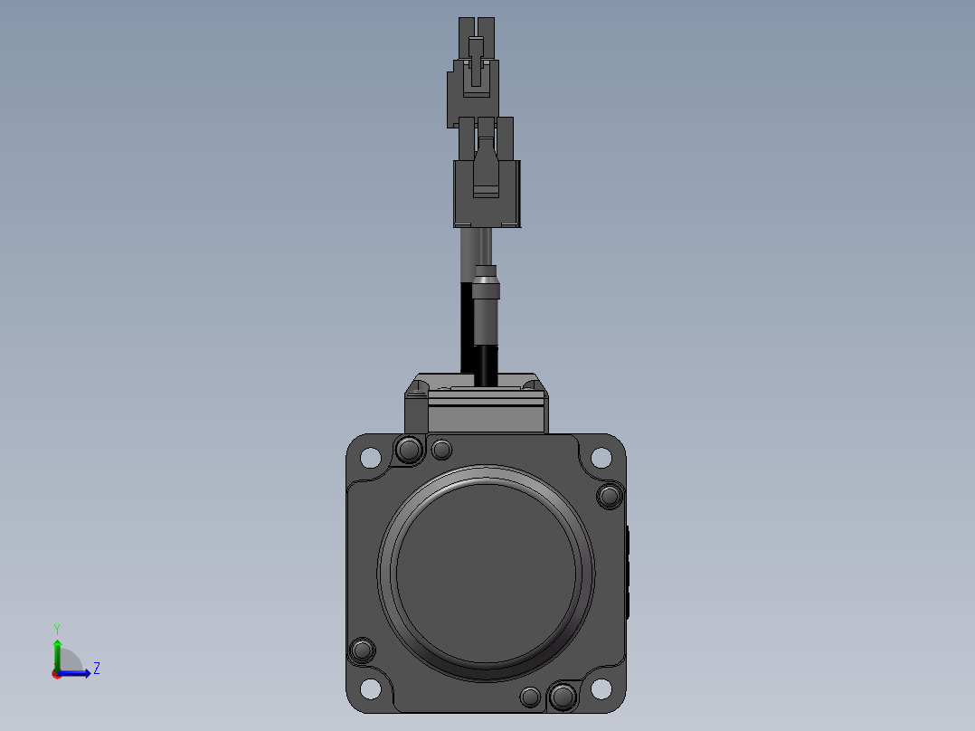 下身衣架退码珠机右（sw18可编辑+工程图+bom）左视图