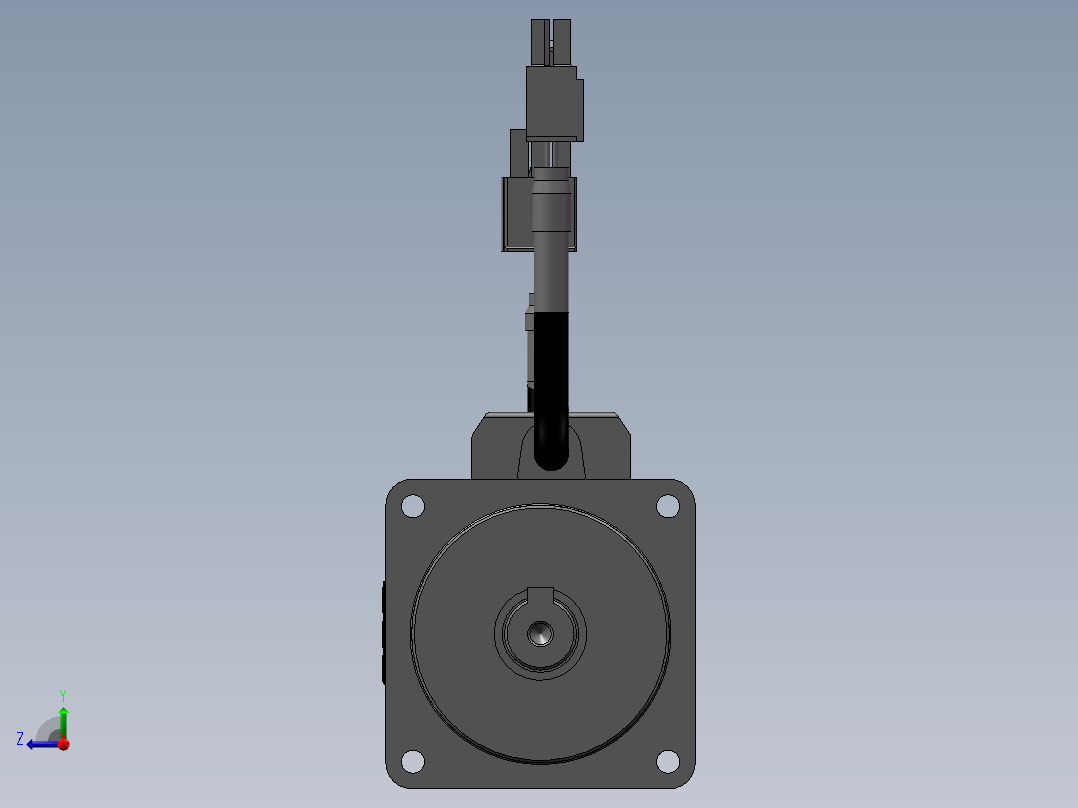 下身衣架退码珠机右（sw18可编辑+工程图+bom）右视图