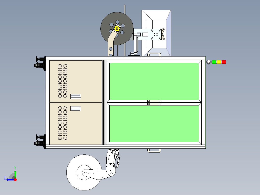 4工位芯片视觉打标x_t右视图
