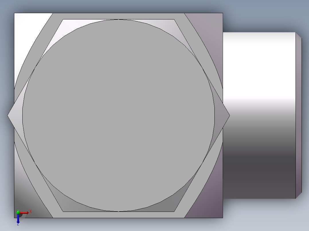 铰接式90度接头、1CI-26-22俯视图