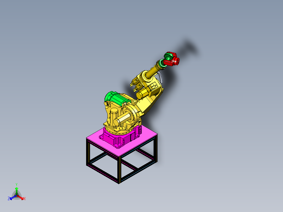 机械手工装模型图