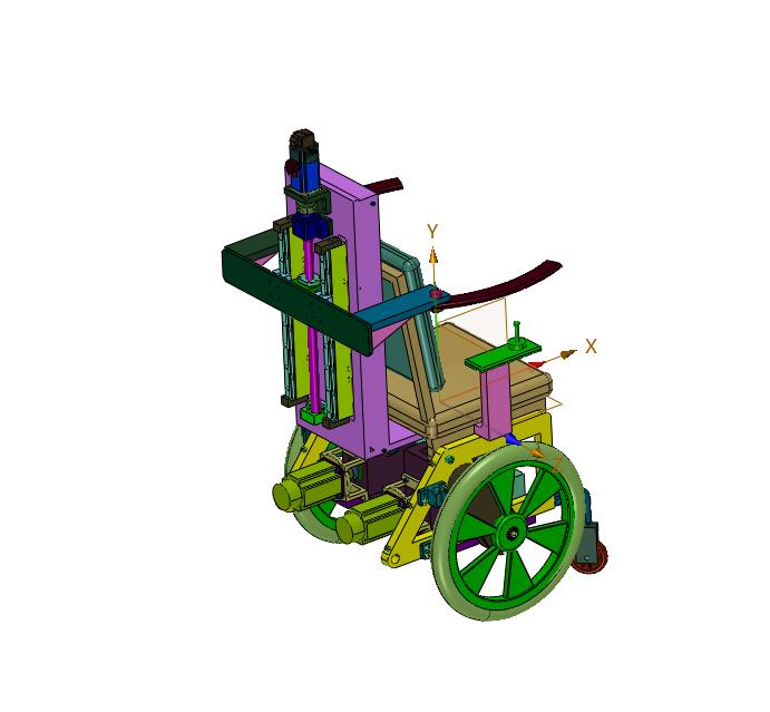 智能全自动四轮代步轮椅