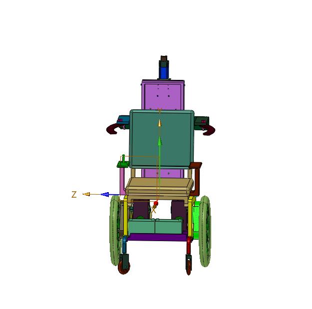 智能全自动四轮代步轮椅