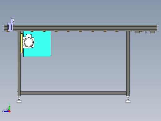 动力滚筒输送线右视缩略图