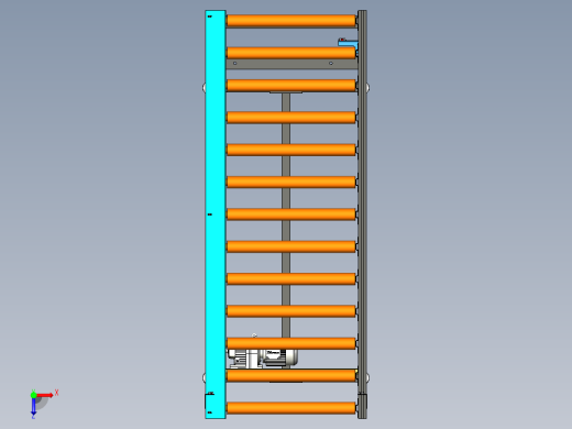 动力滚筒输送线俯视缩略图