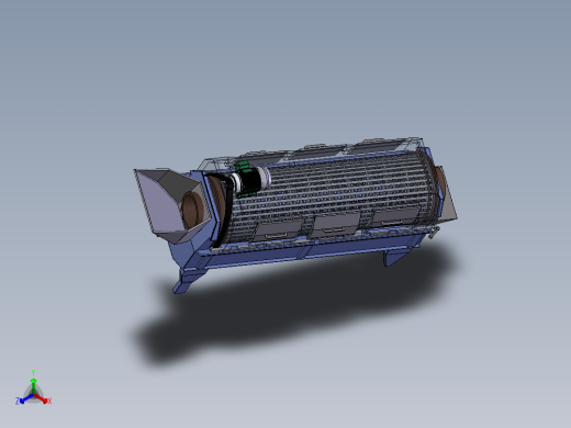谷物洗涤机正等轴测缩略图