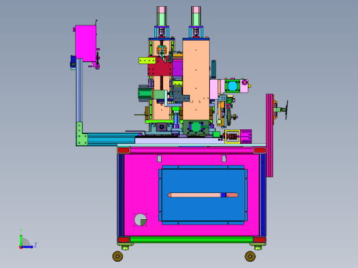 伺服控变绕线机左视缩略图