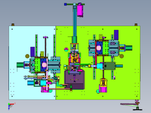 伺服控变绕线机俯视缩略图