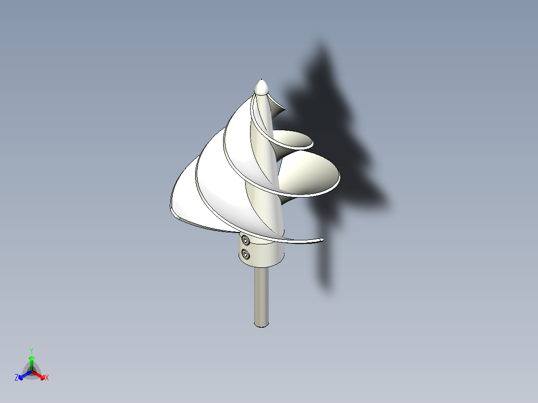 阿基米德螺旋风力发电机叶轮