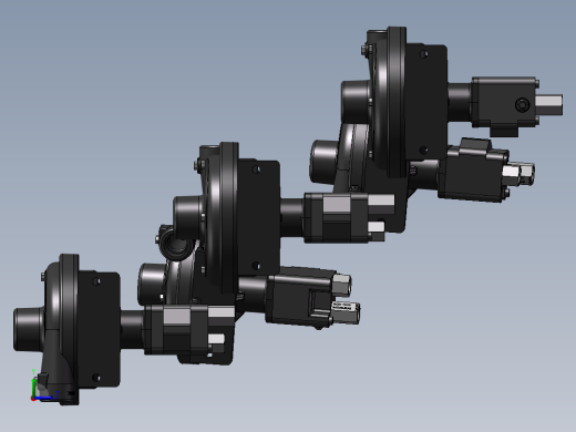 5款PRO5 125液压泵模型左视缩略图