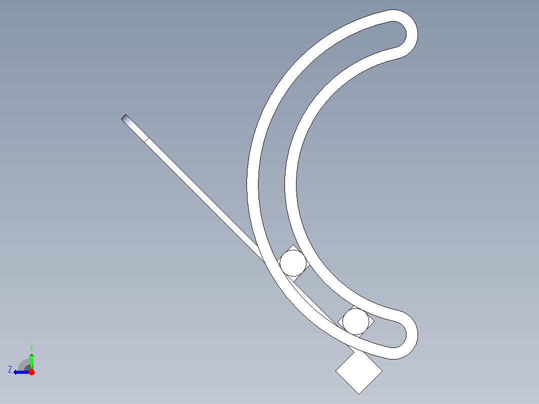 铝制手机支架11右视图