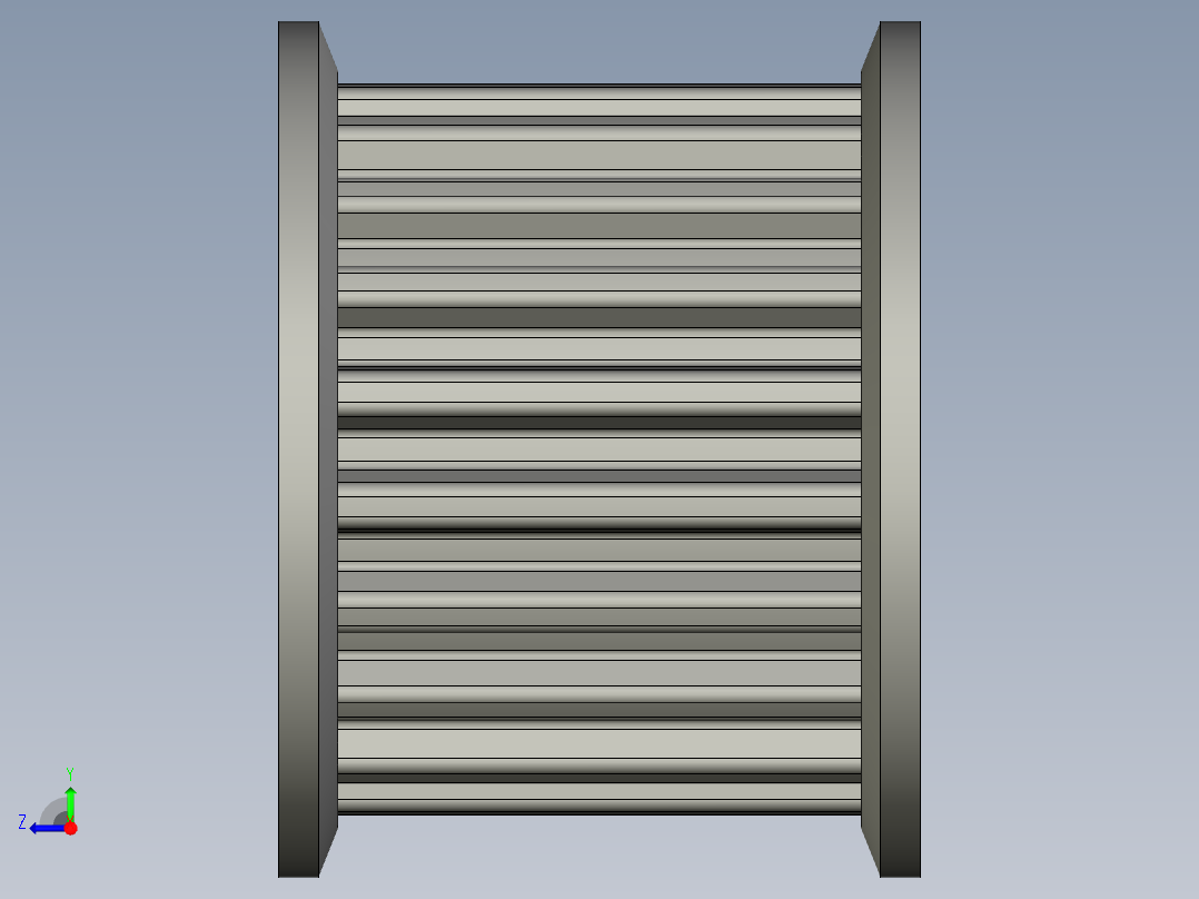 LE-T5-B轻载传动一般同步带轮AW20T5200-B-H14右视图