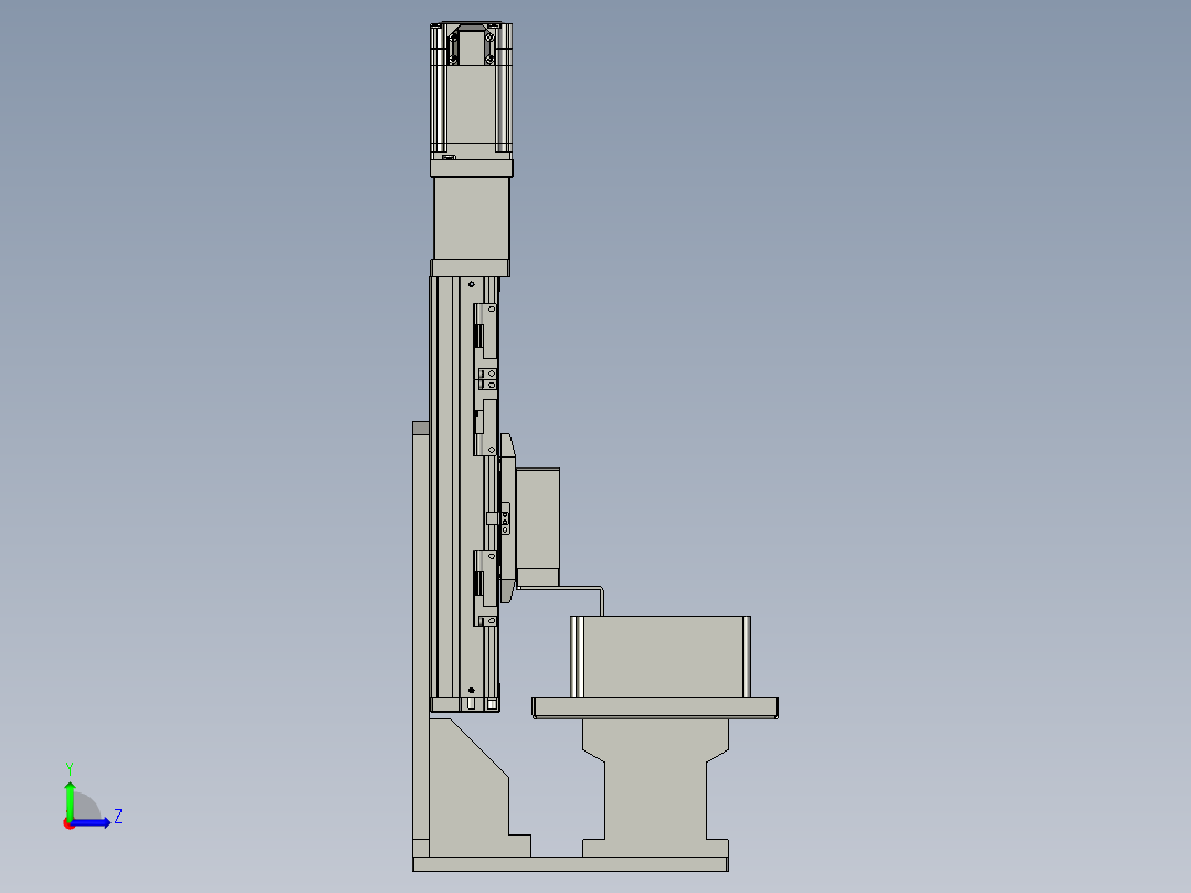 侵松香治具定位组件-001左视图