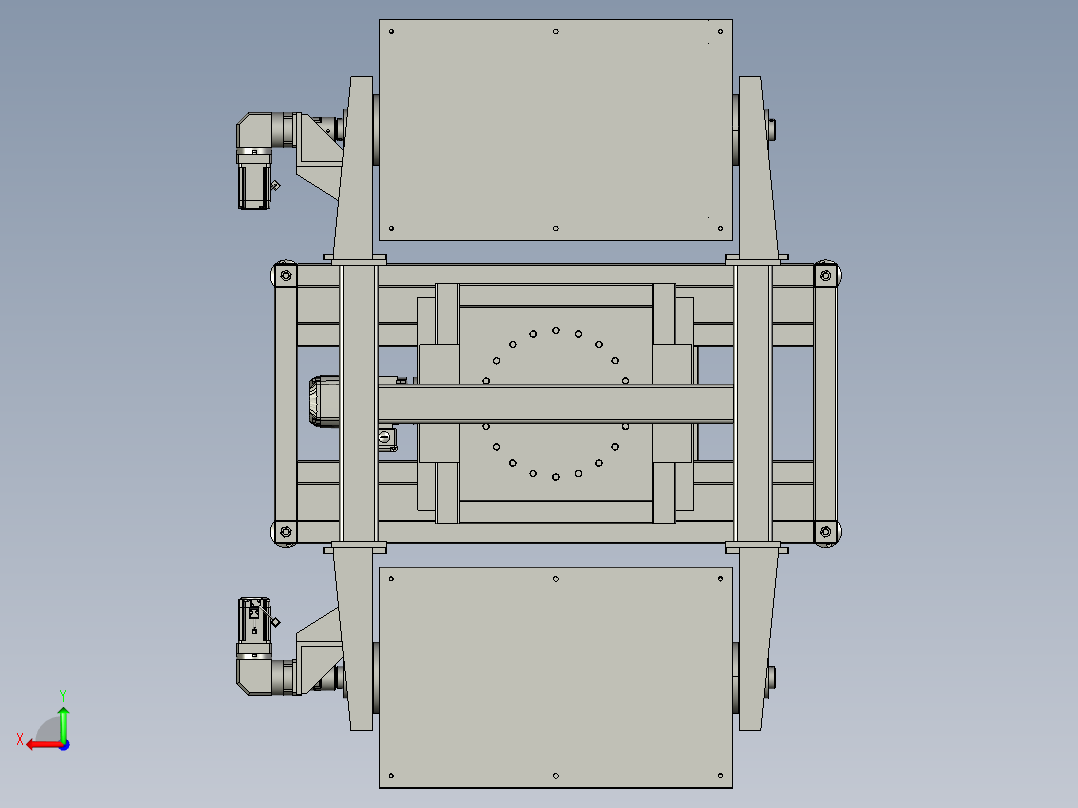 双轴焊接变位机后视图