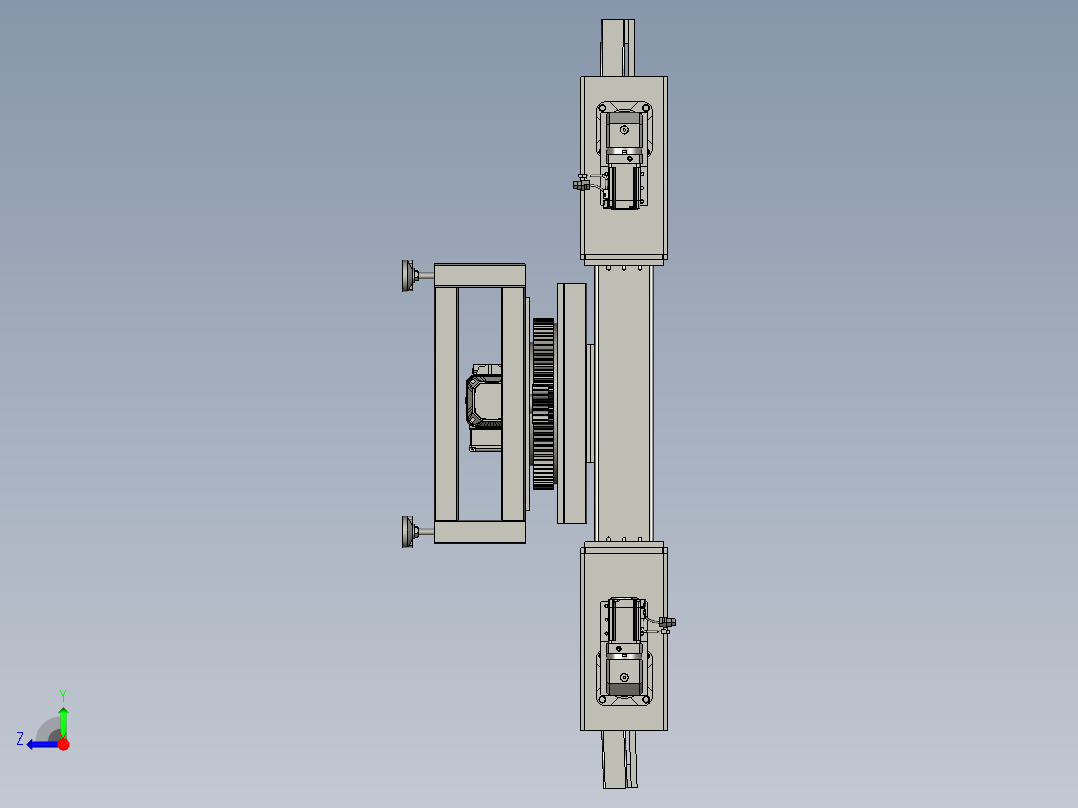 双轴焊接变位机右视图