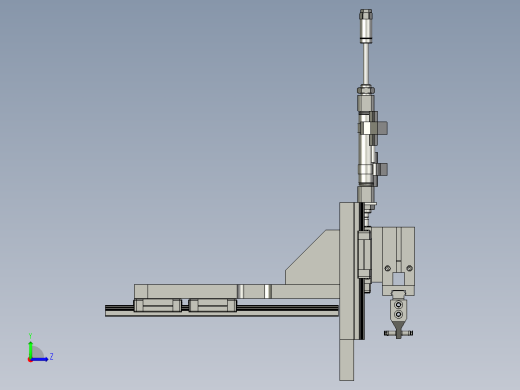 下料搬运抓手组件A左视缩略图